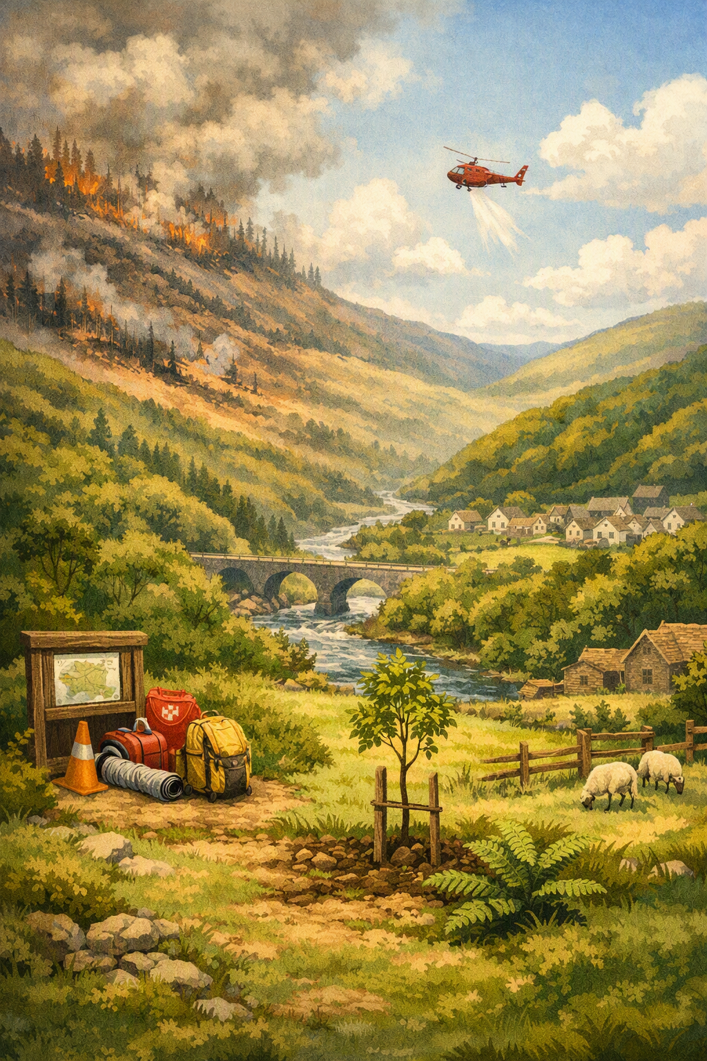 Talk: Experiences from the Cwm Rheidol Wildfires